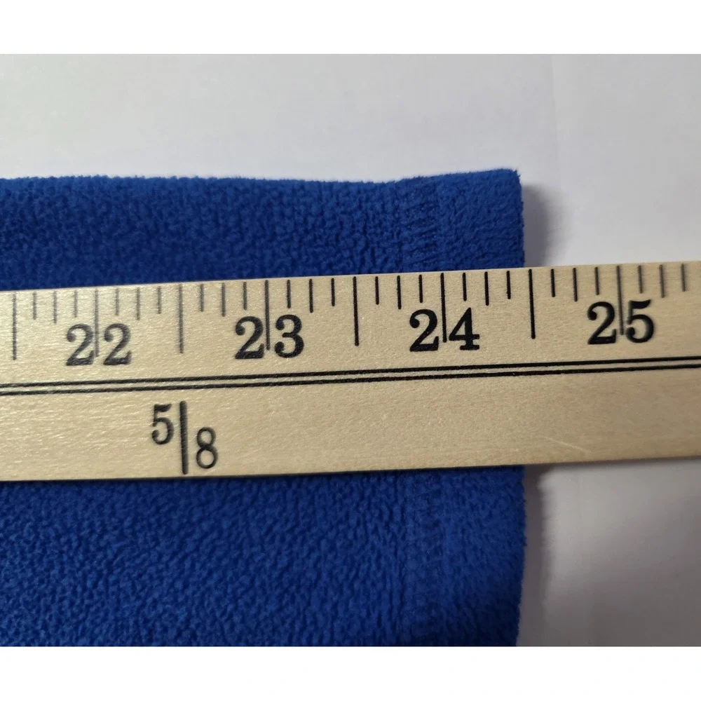 The North Face Mens Size M Blue Long Sleeve 1/4 Zip Fleece‎ Pullover
